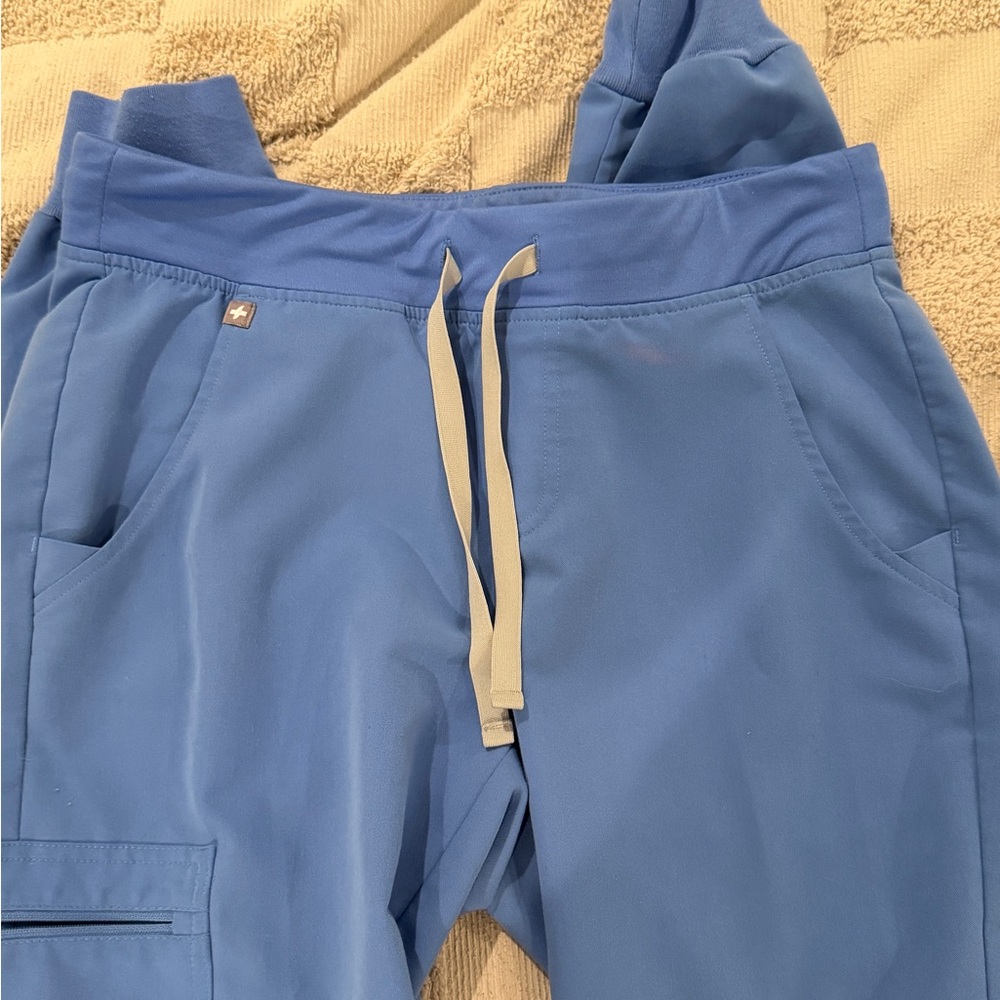 Figs Light Blue Technical Collection Pants